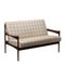 Vintage Upholstered Teak Sofa, Italy, 1960s, Image 1