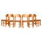 Kiefernholz Esszimmerstühle von Rainer Daumiller für Effezeta / Hirtshals, 1970, 6 . Set 1