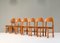 Kiefernholz Esszimmerstühle von Rainer Daumiller für Effezeta / Hirtshals, 1970, 6 . Set 4