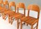 Kiefernholz Esszimmerstühle von Rainer Daumiller für Effezeta / Hirtshals, 1970, 6 . Set 11