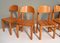 Kiefernholz Esszimmerstühle von Rainer Daumiller für Effezeta / Hirtshals, 1970, 6 . Set 12