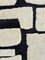Moroccan Handwoven Black and White Rug, 1990s 9