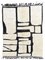 Moroccan Handwoven Black and White Rug, 1990s 1