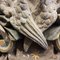 Large Antique Hand-Painted Plaster Church Wall Console of Angel with Wings, 19th Century 8