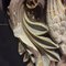 Large Antique Hand-Painted Plaster Church Wall Console of Angel with Wings, 19th Century 13