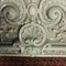 Antique Baroque Classicist Crown Glazed White-Fired Earthenware Tiled Fireplace Mantel, Image 9