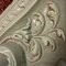 Antique Baroque Classicist Crown Glazed White-Fired Earthenware Tiled Fireplace Mantel, Image 8