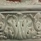 Antique Baroque Classicist Crown Glazed White-Fired Earthenware Tiled Fireplace Mantel, Image 7