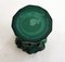 Small Czech Art Deco Vasein Malachite Green Opaline Glass with Bacchantes attributed to Heinrich Hoffmann, 1930s, Image 6