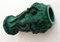 Small Czech Art Deco Vasein Malachite Green Opaline Glass with Bacchantes attributed to Heinrich Hoffmann, 1930s, Image 4