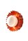 Ceramic Flower Wall Lamp, 1960s 2