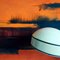 Dário Bosa, Orange Hue Sunset Diptych, 2003, Oil on Canvas, Set of 2, Image 4