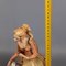Vintage Biskuitkeramik Skulptur einer sitzenden Frau mit Hund von Capodimonte, 1960er 17