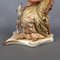 Vintage Biskuitkeramik Skulptur einer sitzenden Frau mit Hund von Capodimonte, 1960er 13