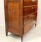 Antique Italian Directory Chest of Drawers in Walnut, Image 9