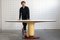 Round Explorer Dining Table in Blue by Jaime Hayon for BD Barcelona, Image 11