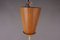 German Teak Pendant Lamp with String Shade from Temde, 1960s, Image 11
