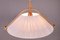 German Teak Pendant Lamp with String Shade from Temde, 1960s, Image 2