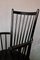 Scandinavian Rocking Chair in Black Wood 5