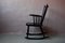 Scandinavian Rocking Chair in Black Wood 11
