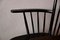 Scandinavian Rocking Chair in Black Wood 6