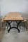 Vintage Industrial Dining Table, Image 4