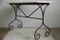 Vintage French Garden Table, 1890s 7