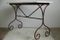Vintage French Garden Table, 1890s, Image 7