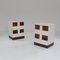 Möbel aus Teak & weißem Resopal, 1970er, 2er Set 1
