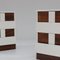 Möbel aus Teak & weißem Resopal, 1970er, 2er Set 6