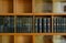 Modulares Unix Bücherregal aus Eiche von Phoenix Gallery, 1950er, 26 . Set 7