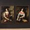 Italian Artist, The Delphic Sibyl and the Cumaean Sibyl, 1670, Oil on Canvases, Framed, Set of 2 1