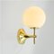 Wandlampe aus Messing von ER Nele für Temde, Schweiz 5
