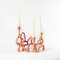 Damask Flower Candleholder Set by Constanza Almazàn Carrasco, Set of 3 1