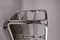 Smoked Glass and Chrome Rolling Trolley, 1980s 12