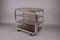 Smoked Glass and Chrome Rolling Trolley, 1980s 6