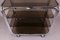 Smoked Glass and Chrome Rolling Trolley, 1980s 8
