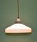 Lampe Art Déco en Opaline Blanche, 1920s 3