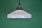 Lampe Art Déco en Opaline Blanche, 1920s 2