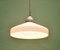 Lampe Art Déco en Opaline Blanche, 1920s 4