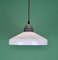 Lampe Art Déco en Opaline Blanche, 1920s 7