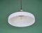 Lampe Art Déco en Opaline Blanche, 1920s 6