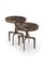 Sahel High Side Table with Marble Top by Fabian Pellegrinet Conte 1