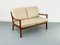 Vintage Two-Seater Senator Sofa in Teak by Ole Wanscher for Cado, 1977 4
