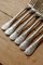Mismatched Cutlery in Silver Metal, Set of 12 5