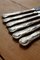 Mismatched Cutlery in Silver Metal, Set of 12 2