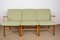 Danish 3-Seater Sofa in Laminated Beech and Mahogany Model AX by Peter Hvidt and Orla Molgaard-Nielsen for Fritz Hansen, 1960s, Image 5