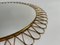 Mid-Century Italian Round Mirror, Girasole Model, 1950s, Image 5