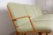 Danish 4-Seater Sofa in Laminated Beech and Mahogany Model AX by Peter Hvidt and Orla Molgaard-Nielsen for Fritz Hansen, 1960s, Image 11