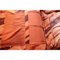 Orange Velvet Sofa Wave by G. Offredi for Saporiti Italia, 1970s 12